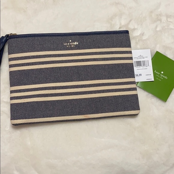kate spade larchmont avenue fabric stripe evangelie